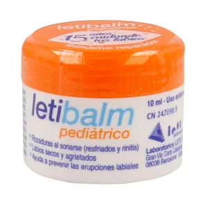LETIBALM Bálsamo pediátrico reparador especial para las pieles más sensibles LETIBALM 10 ml.