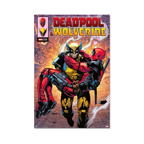 Poster de deadpool y lobezno 1, MARVEL.