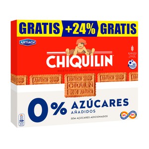 Galletas sin azúcar añadido artiach 422 gr