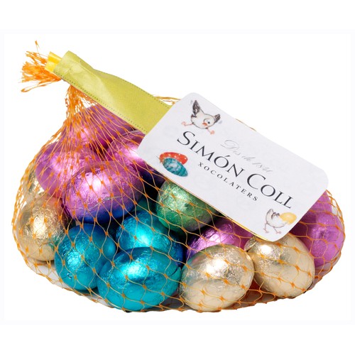 SIMÓN COLL Huevos rellenos praliné de pascua 135 gr.