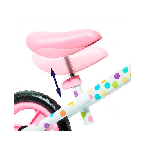 Bicicleta sin pedales Mini Bike color rosa, MOLTO.
