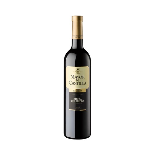 MAYOR DE CASTILLA  Vino tinto reserva con D.O. Ribera del Duero MAYOR DE CASTILLA botella de 75 cl.