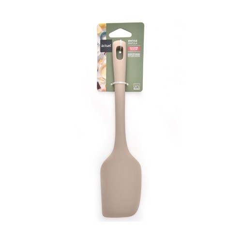 Espátula de cocina 27cm de silicona color beige. ACTUEL
