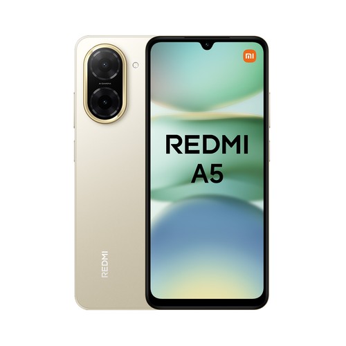 Smartphone XIAOMI Redmi A5 Sandy Gold, 4G, 128GB+4GB RAM,  pantalla 17,48 cm (6,88")