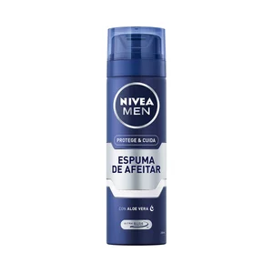 NIVEA Men protege & cuida Espuma de afeitar protectora con aloe vera 200 ml.