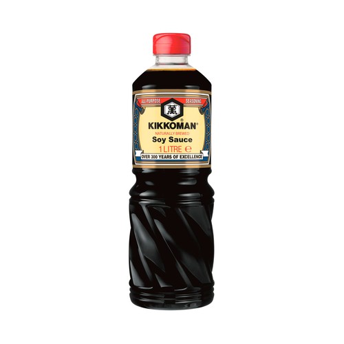 KIKKOMAN Salsa de soja  botella de 1 l.
