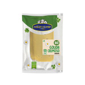 MILLÁN VICENTE Queso en lonchas Gouda ecológico MILLÁN VICENTE 125 g.