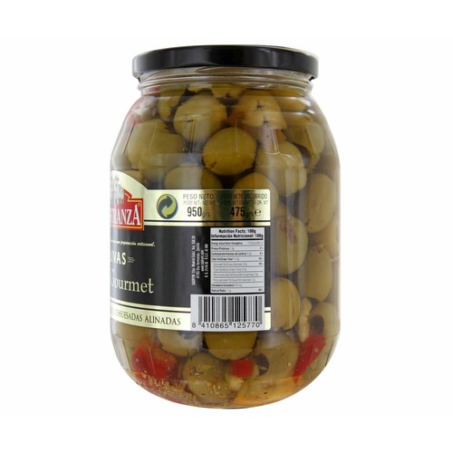 MAESTRANZA Aceitunas aliñada MAESTRANZA 550 g.