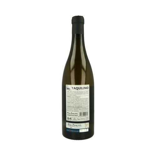 TAQUILINO  Vino blanco albariño con D.O. Rías Baixas TAQUILINO botella de 75 cl.