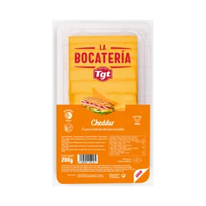 TGT La Bocatería Queso en lonchas Cheddar 200 g.