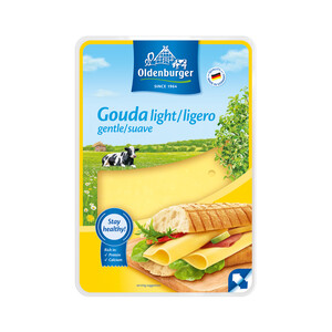 Imagen de OLDENBURGUER Queso lonchas Gouda light OLDENBURGUER 200 g.