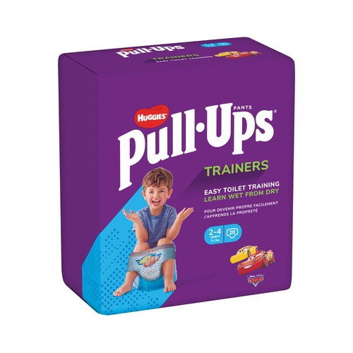 HUGGIES Pañales de aprendizaje para niños de 2 a años o de 15 a 23 kilos HUGGIES Pull ups 28 uds.