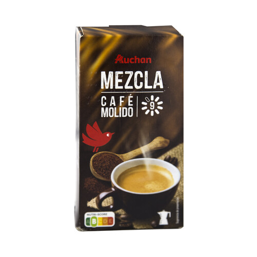 PRODUCTO ALCAMPO Café molido mezcla, intensidad 9 250 g.