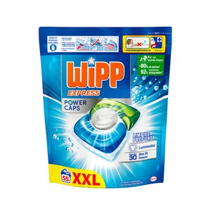 Wipp Power Detergente en Cápsulas 55 Ds. 55 UD