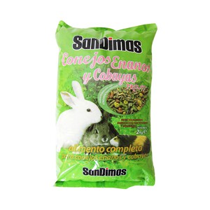 SANDIMAS Alimento completo para conejos y cobayas SANDIMAS 2 kilogr,
