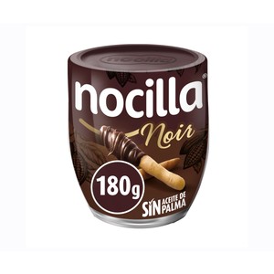 NOCILLA Crema de cacao negro con avellanas 180 g.