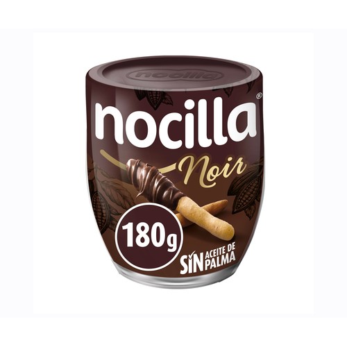 Crema de cacao negro con avellanas NOCILLA 180 g.