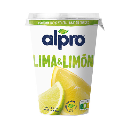 ALPRO Especialidad de soja fermentada con sabor a lima-limón  400 g.