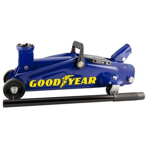 Imagen de Gato carretilla hidráulico, que soporta hasta 2 toneladas de peso y es válido para un rango de altura de entre 135 y 330 milímetros GOODYEAR.