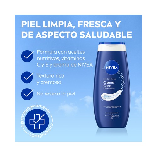 NIVEA Loción corporal nutritiva (400 ml) + gel de baño con aroma a Nivea (250 ml).