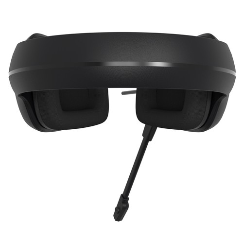 Auriculares tipo casco Q.3824 con cable, color negro, QILIVE
