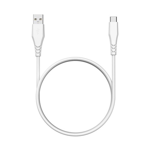 Cable USB A a USB C QILIVE 600183157 , longitud 0,6 metros, color blanco.