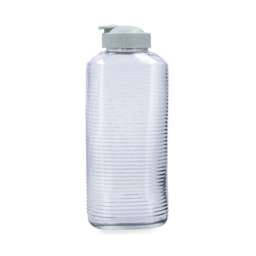 Botella 1,8L vidrio transparente, con tapón plástico Velvet QUID