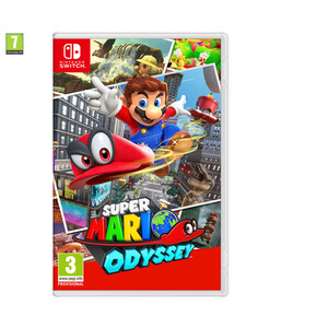 Videojuego Super Mario Odyssey para Nintendo Switch. Género: Plataforma. PEGI:+7