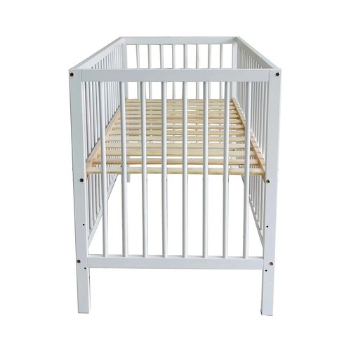 Cuna de madera PLATIMYR SNOW de 0 a 36 meses, 120x60x81cm,