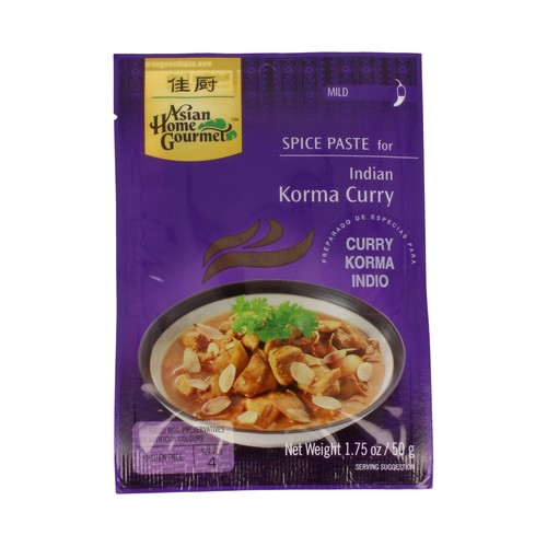 ASIAN HOME GOURMET Salsa de curry korma ASIAN HOME GOURMET 50 g.