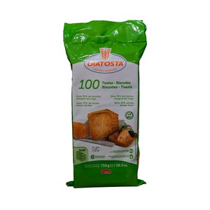 Pan tostado integral 750 g.