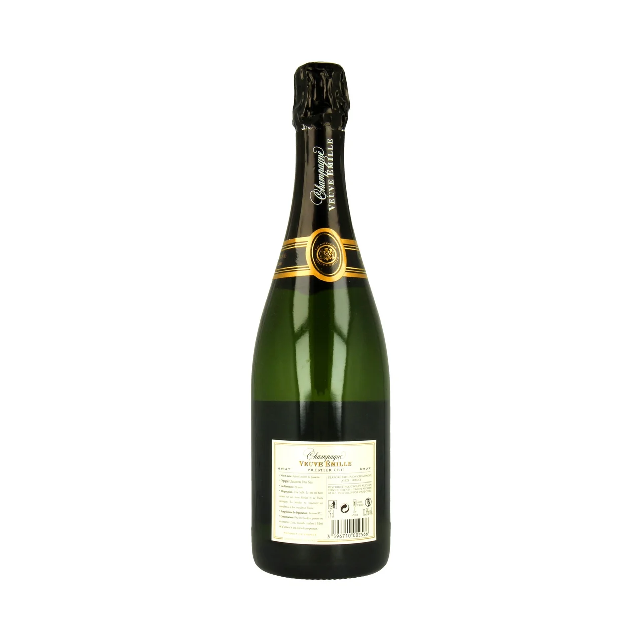 Champagne brut botella de 75 cl.