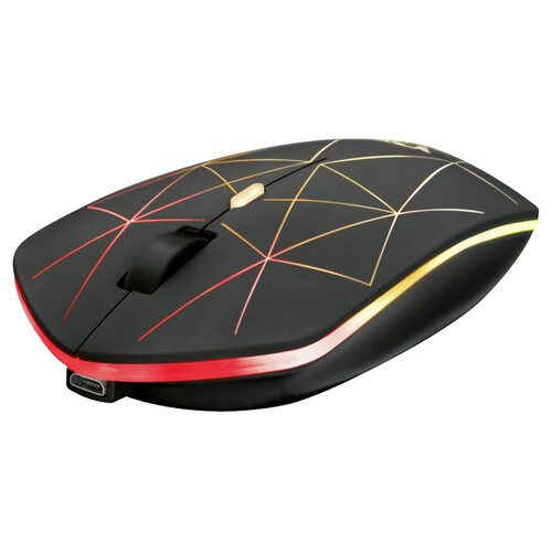 Ratón inalámbrico gaming TRUST GXT 117 Strike, iluminado, 4 botones, 1400dpi, conexión Usb.