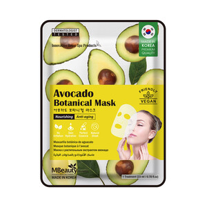 Imagen de MBEAUTY Mascarilla facial botánica nutritiva con aguacate MBEAUTY.