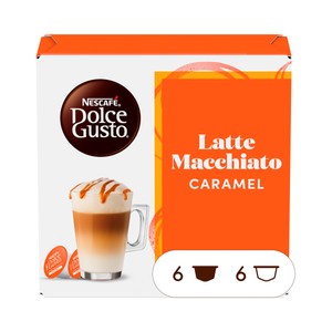 Imagen de DOLCE GUSTO Café en cápsulas Latte Macchiato -Caramel-  16 uds. 