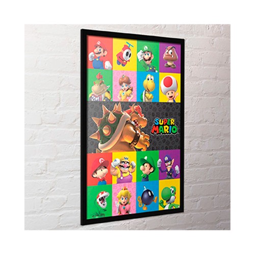Poster super mario personajes. ERIK.