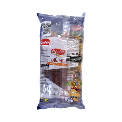 QUELY Quelitas con fuet QUELY 68 gr.