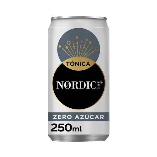 Tónica clásica Zero azúcar NORDIC MIST MIXER lata de 25 centilitros