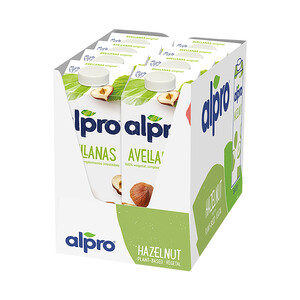 Imagen de ALPRO Bebida de avellanas, 100% vegetal y baja en grasas saturadas  8 x 1 l.