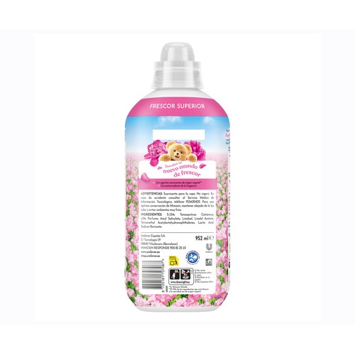 MIMOSÍN Frescor floral Suavizante concentrado con potenciadores de la fragancia, 56 lavados.