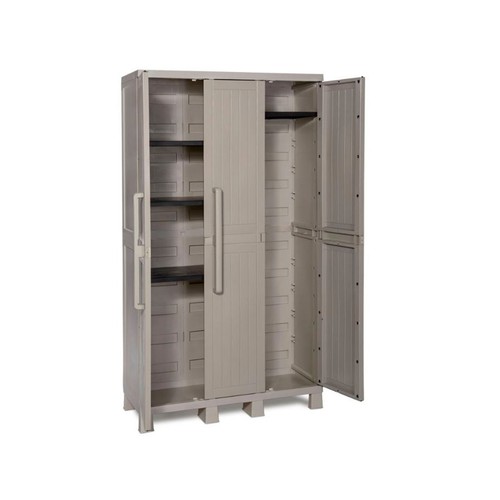 El armario WOOD MIDI de tres puertas es una solución versátil y práctica para organizar los utensilios del hogar. WOOD MIDI.