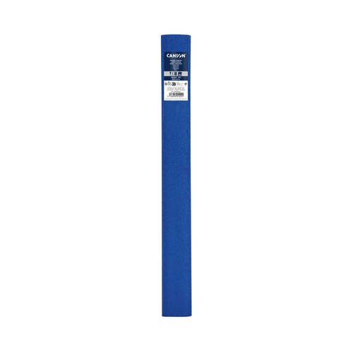 Rollo crespón 50x250 cm color azul exotic. CANSON