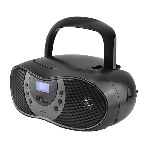 Reproductor de CD portátil QILIVE Q.1244, radio AM/FM, USB, Audio-IN.