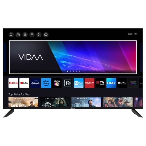Televisión 127 cm (50") LED, QILIVE A50US241, 4K, SMART TV.