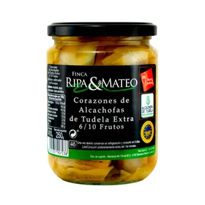 FINCA RIPA & MATEO Corazones alcachofa Tudela 6/10 250 g.