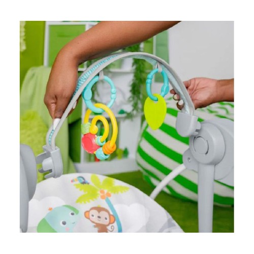 Columpio portátil para bebé BRIGHT STARTS Playful Paradise, de 0 a 9 meses.