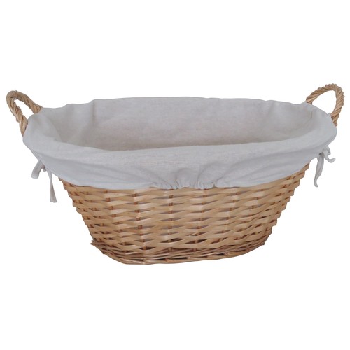 Cesto ropa mimbre 56x45x25cm. CAMILLO