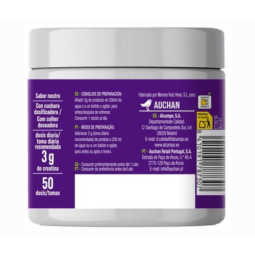 PRODUCTO ALCAMPO Creatina neutra eat & move 50 g