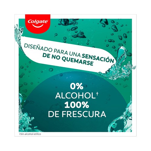 COLGATE Plax Enjuague bucal de uso dario, sin alcohol y con sabor a menta suave 1 l.