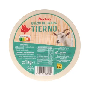 AUCHAN Queso de cabra tierno mini Producto Alcampo